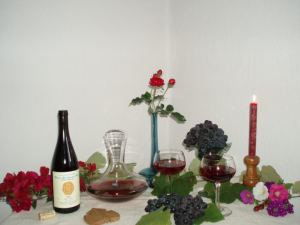 Blauer Bernburger Wein / Für mehr Bilder, Bild anklicken.